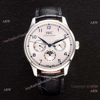 Copy IWC Portugieser Perpetual Calendar White Dial Watches